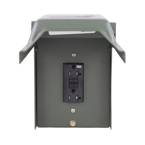 outdoor 20 amp outlet box